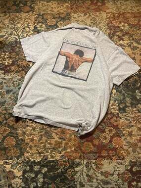 Vintage 1990s Air Waves Jesus Read Between the Lines Graphic T-Shirt